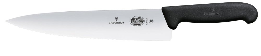 Levně Kuchyňský vlnkový nůž Victorinox 5.2033.25 Fibrox 25 cm