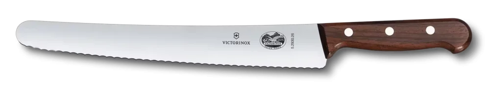 Levně Nůž na chleba a pečivo Victorinox 5.2930.26G, 26 cm Wood