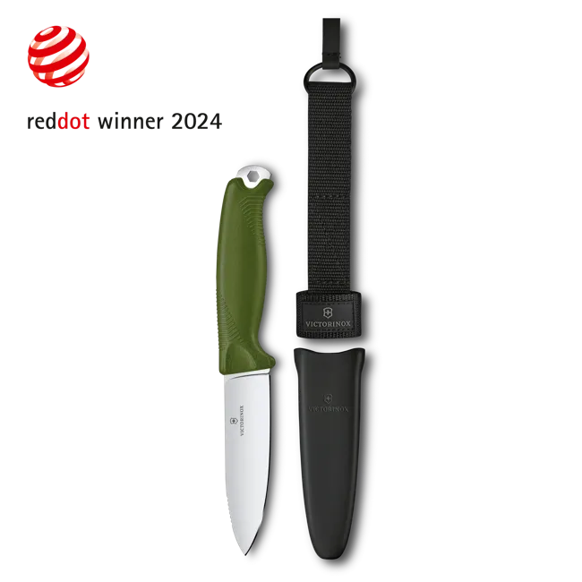 Levně Nůž s pevnou čepelí Venture Olive Victorinox 3.0902.4