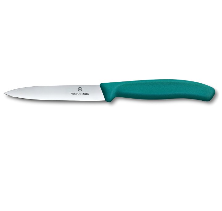 Levně Kuchyňský nůž Victorinox Swiss Classic 6.7704.C1 10 cm Zelená