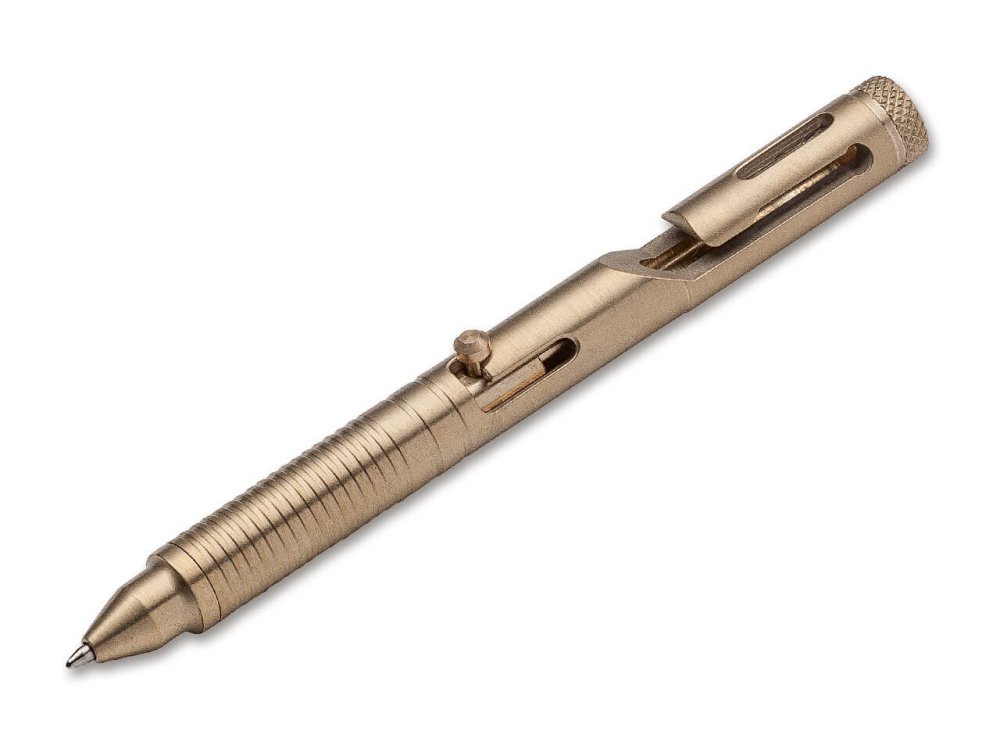 Levně Taktické pero Böker Plus 09BO064 Cal .45 CID Brass