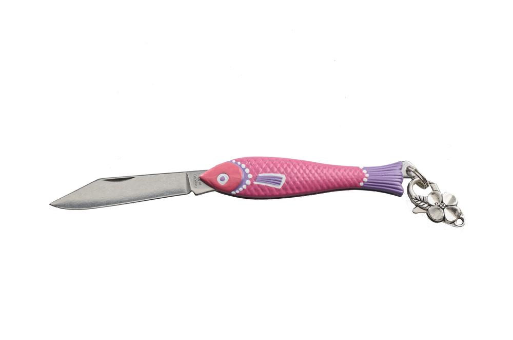 Levně Nůž Rybička Mikov 130-NZn-1/PINK