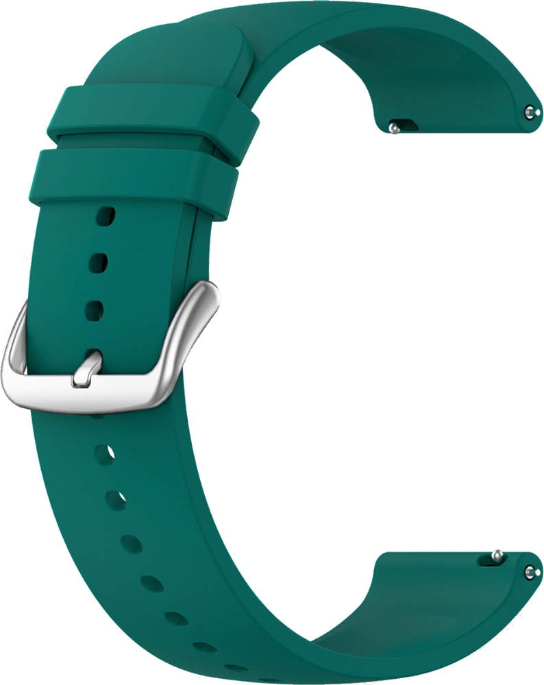 LAVVU LS00G20 Zelený silikonový řemínek na hodinky - 20mm