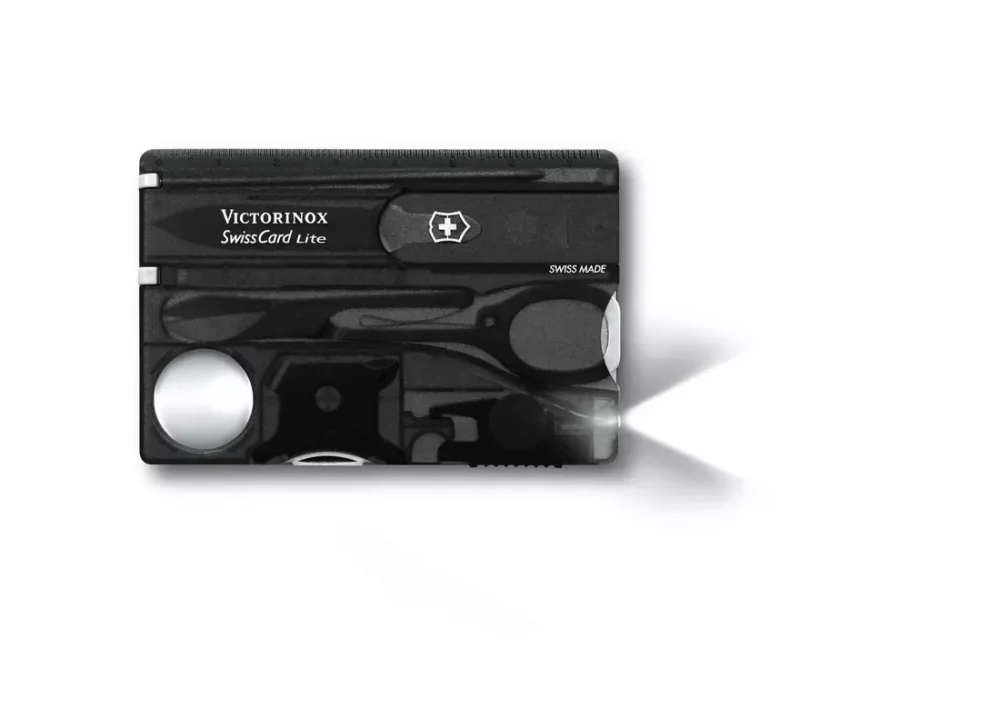 Levně Karta SwissCard Lite Victorinox 0.7333.T3 Černá