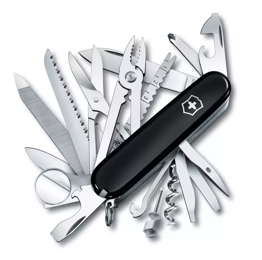Levně Kapesní nůž Victorinox Swiss Champ 1.6795.3 Černý