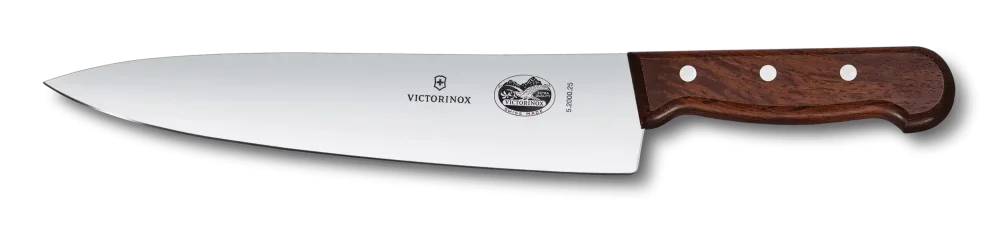 Levně Kuchařský nůž Victorinox 5.2000.25G Wood Chef’s Knife, 25 cm