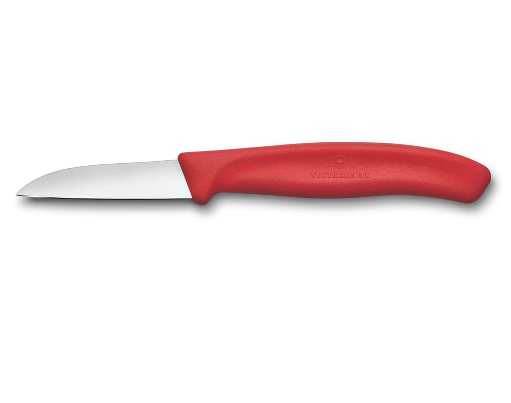 Levně Loupací nůž Victorinox 6.7301.C1 Swiss Classic 6 cm, červený