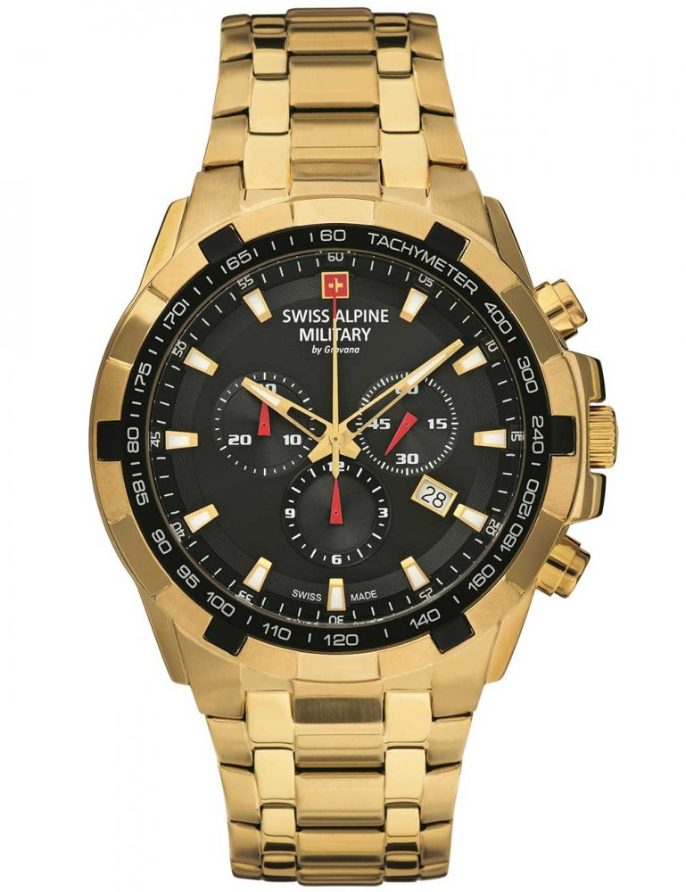 Hodinky Swiss Alpine Military 7043.9217 Star Fighter Sapphire Glass