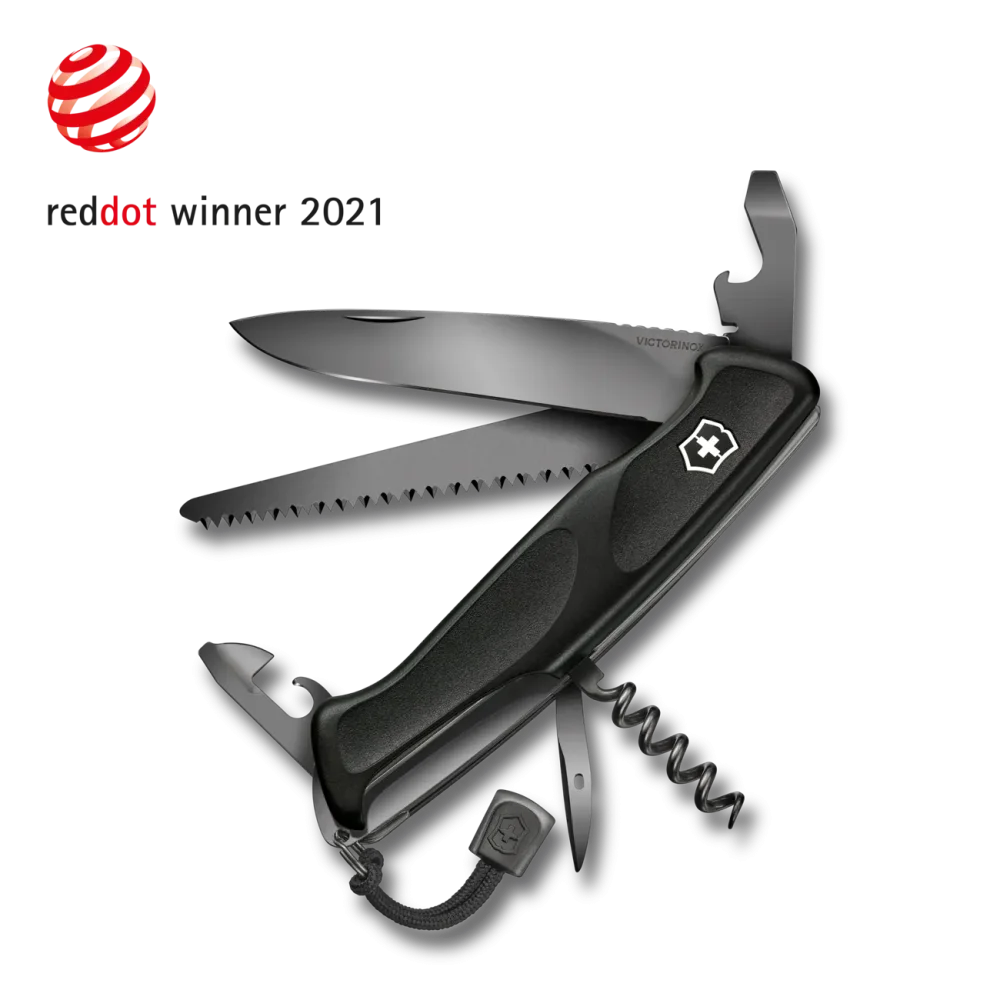 Levně Kapesní nůž Victorinox 0.9563.C31P Ranger Grip 55 Onyx Black