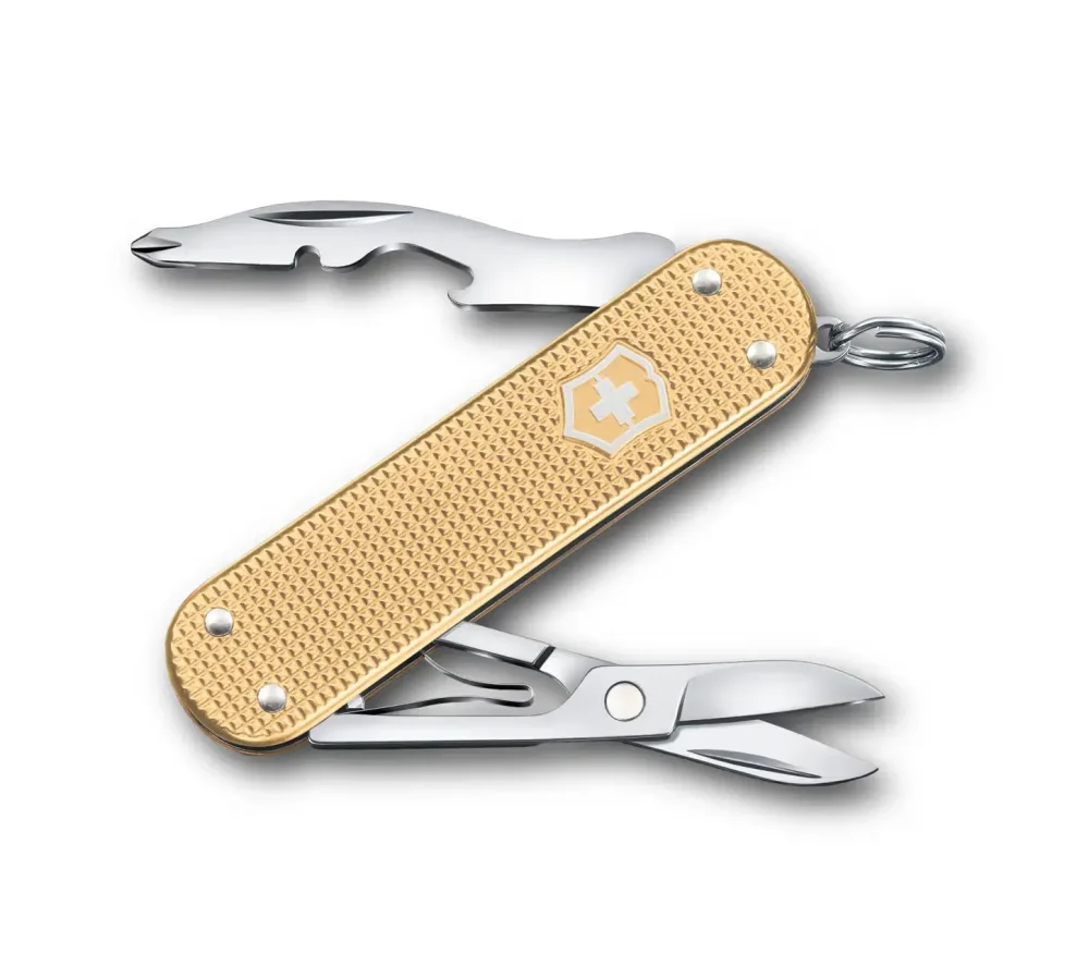 Levně Kapesní nůž Victorinox 0.6261.28 Companion S Alox, 58 mm, zlatý