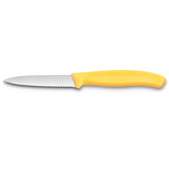Levně Kuchyňský nůž Victorinox Swiss Classic 6.7638.C1 8 cm, Žlutý