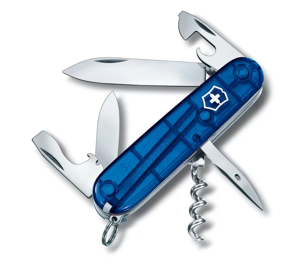 Levně Kapesní nůž Victorinox Spartan 1.3603.T2 Modrý transparentní