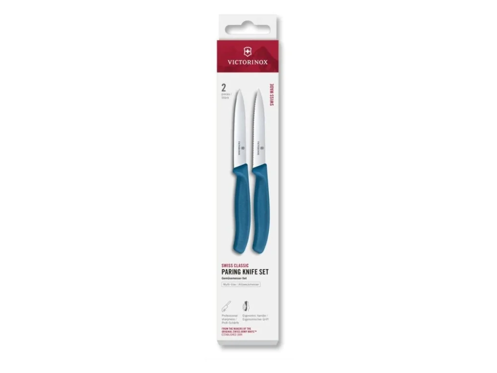 Levně Sada Victorinox 6.7792.2C1 Swiss Classic hladký/zubatý 10 cm, 2 ks