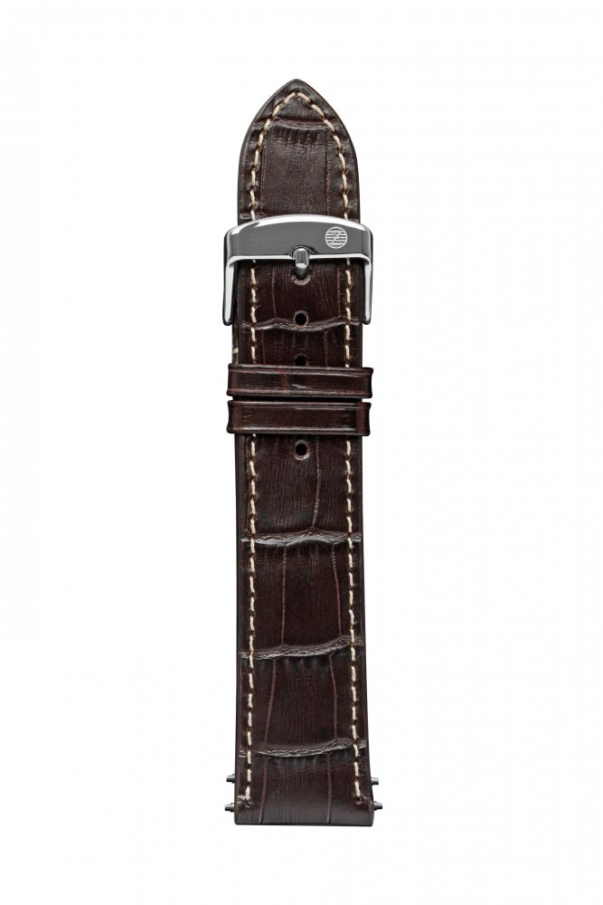 Levně Kožený řemínek Zeppelin 7680-X hnědý 22 cm 9L322617007CN2220