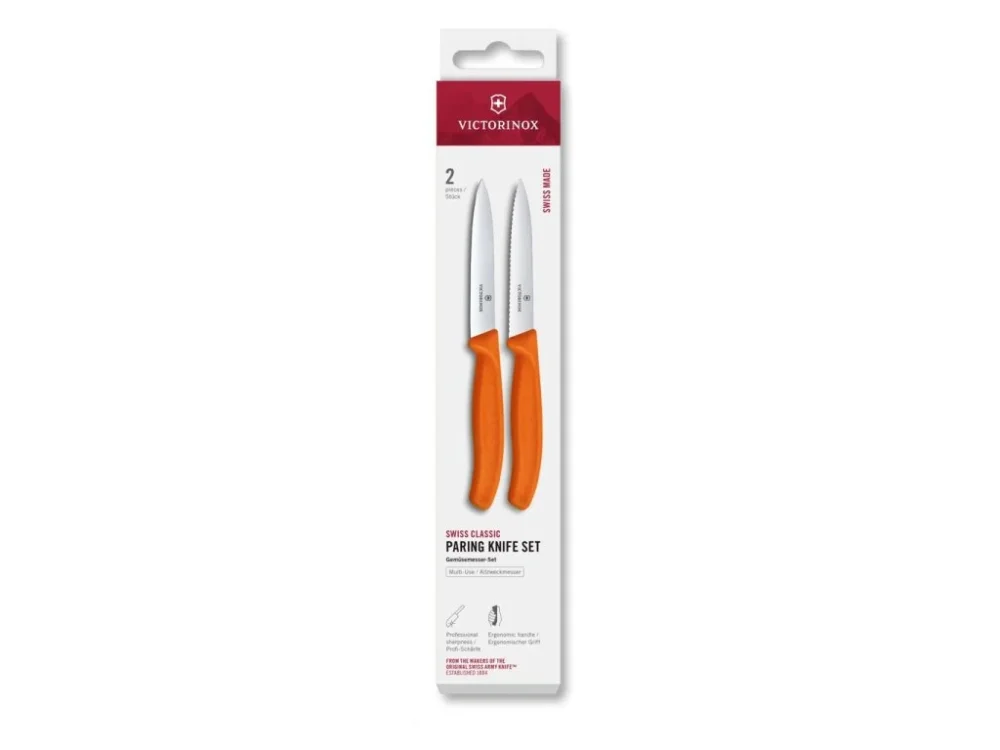Levně Sada Victorinox 6.7799.2C1 Swiss Classic hladký/zubatý 10 cm, 2 ks