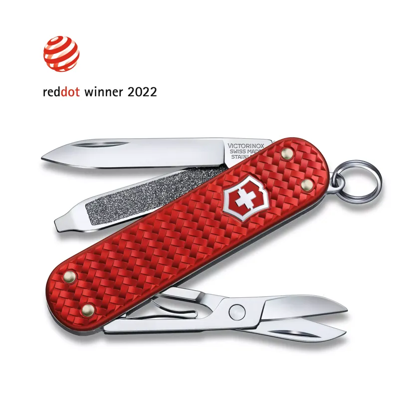 Levně Kapesní nůž Classic SD Precious Alox Victorinox 0.6221.401G Iconic Red