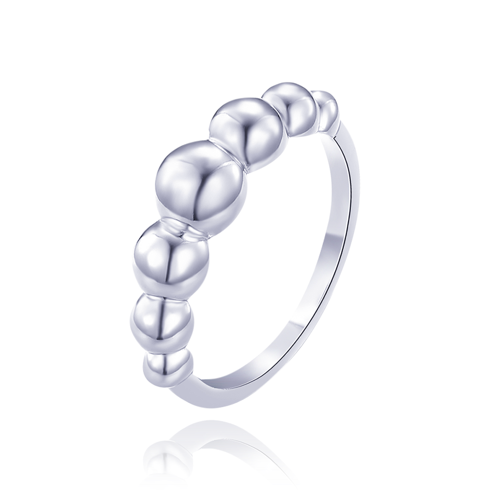 MINET Stříbrný prsten s kuličkami vel. 53 JMAS0264SR53