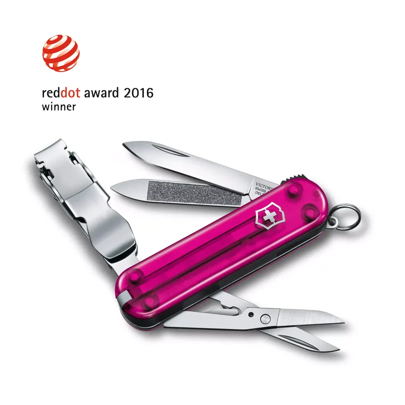 Levně Nail Clip 580 0.6463.T5 Růžová průhledná
