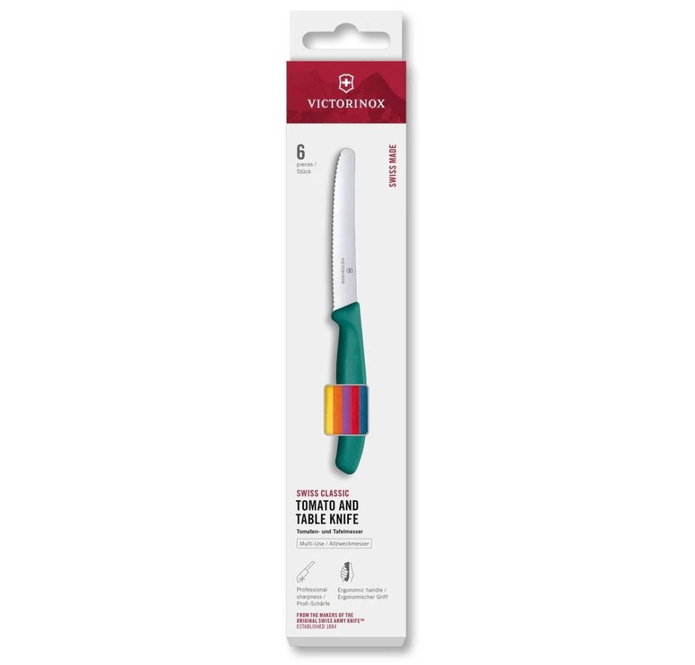 Levně Sada kuchyňských nožů na rajčata Victorinox 6.7836.6C1 Swiss Classic 6 ks