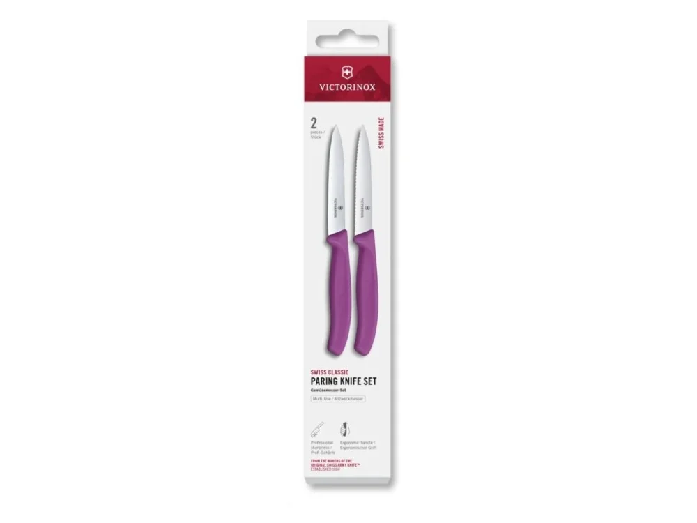Levně Sada Victorinox 6.7795.2C1 Swiss Classic hladký/zubatý 10 cm, 2 ks