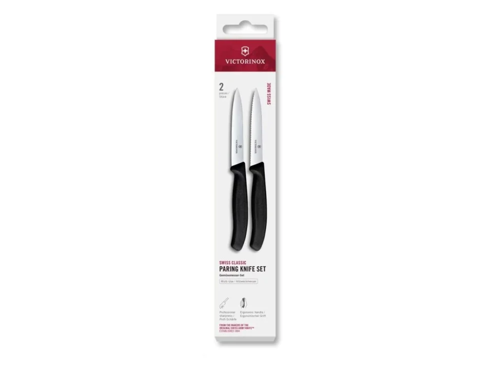 Levně Sada Victorinox 6.7793.2 Swiss Classic hladký/zubatý 10 cm, 2 ks