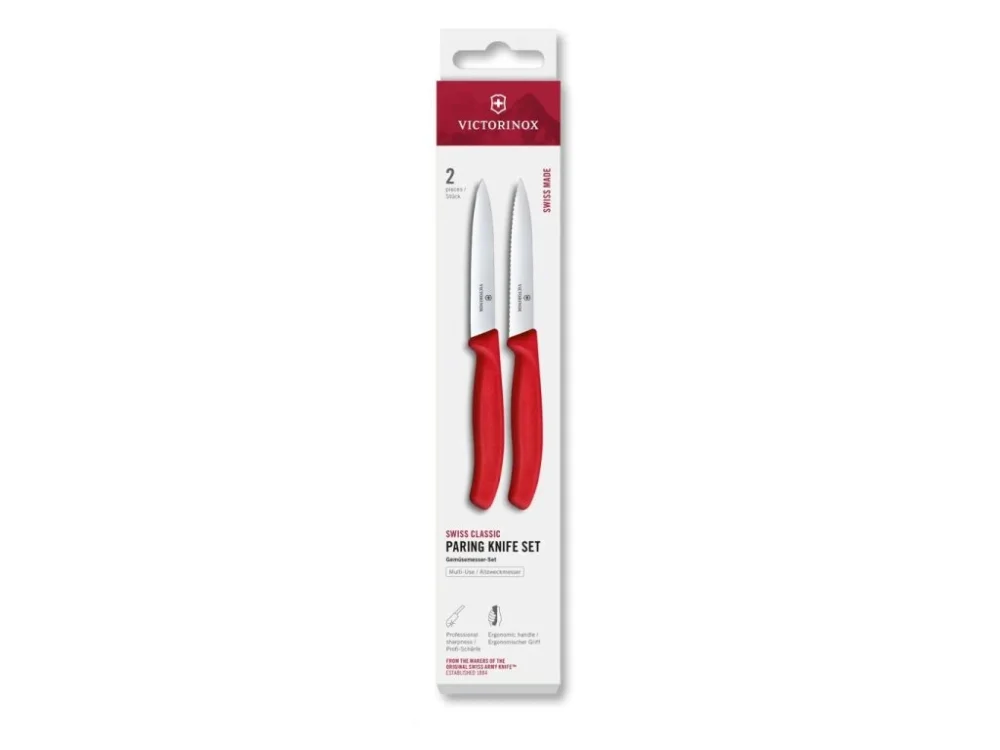 Levně Sada Victorinox 6.7791.2C1 Swiss Classic hladký/zubatý 10 cm, 2 ks